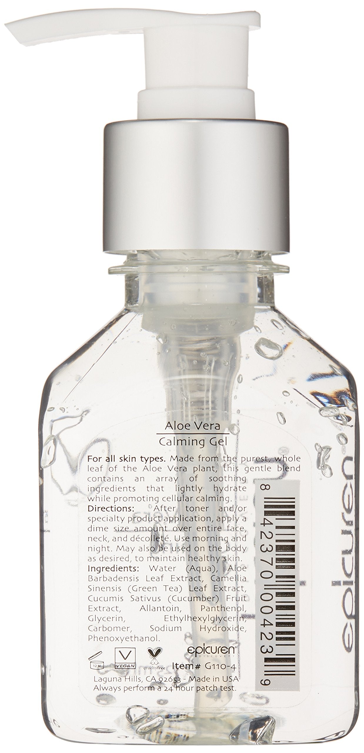 Epicuren Aloe Vera Gel (4 oz)